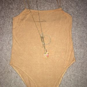 Mind Code Tan body suit